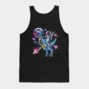 cute dino and spaceman Tank Top